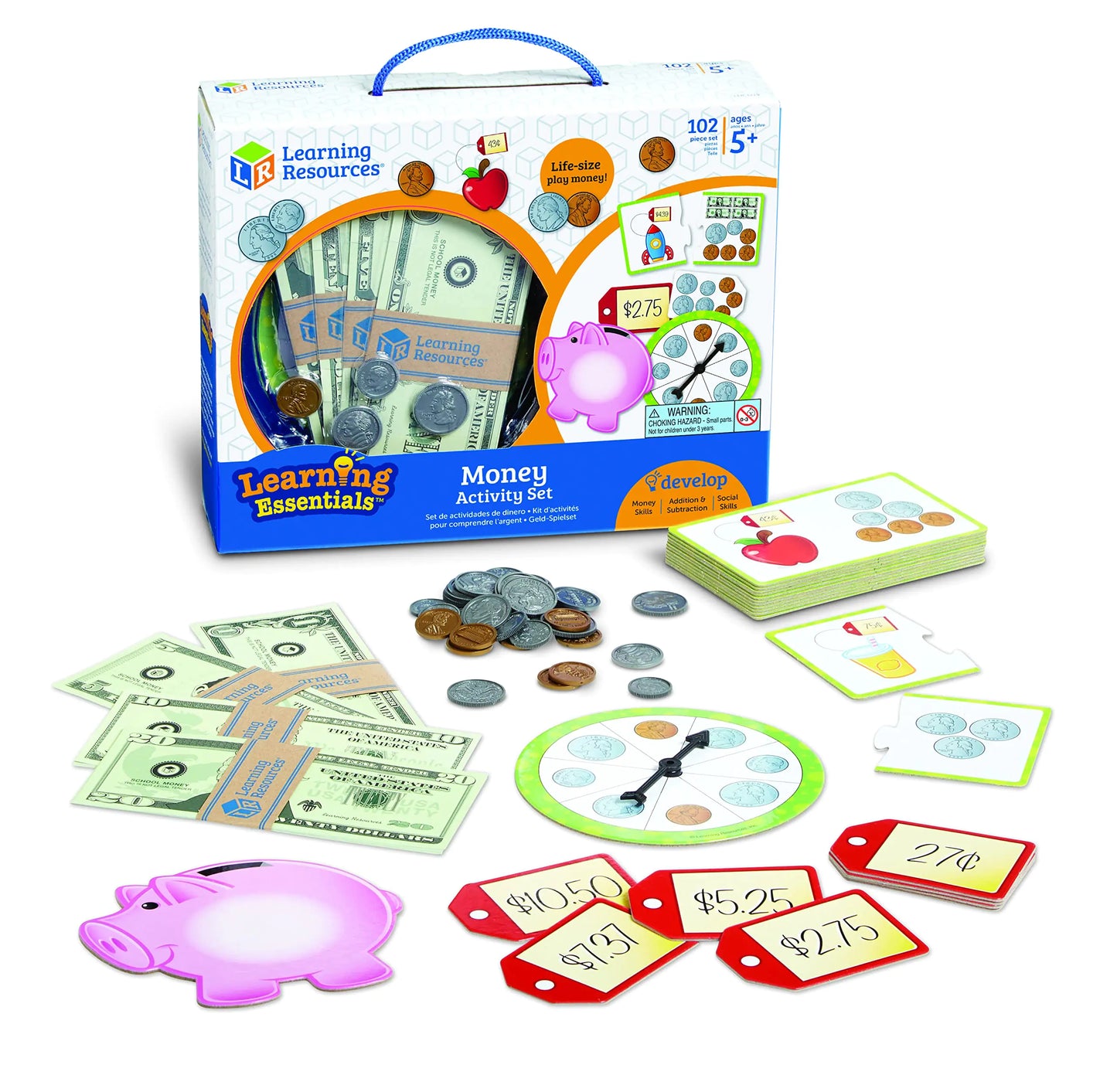 Learning Resources Money Activity Set 102 Pieces