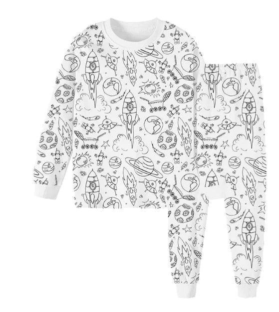 DIY Color-Your-Own Pajamas for Kids