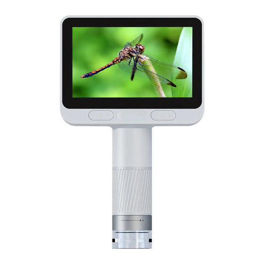 Microscope for Kids 1000X Mini Microscope for Kids Kids Microscope with 4.0" IPS Screen Portable Digital Pocket Microscope for Kids 8-12 Miniscope Kids Compatible with iPhone Android Computer