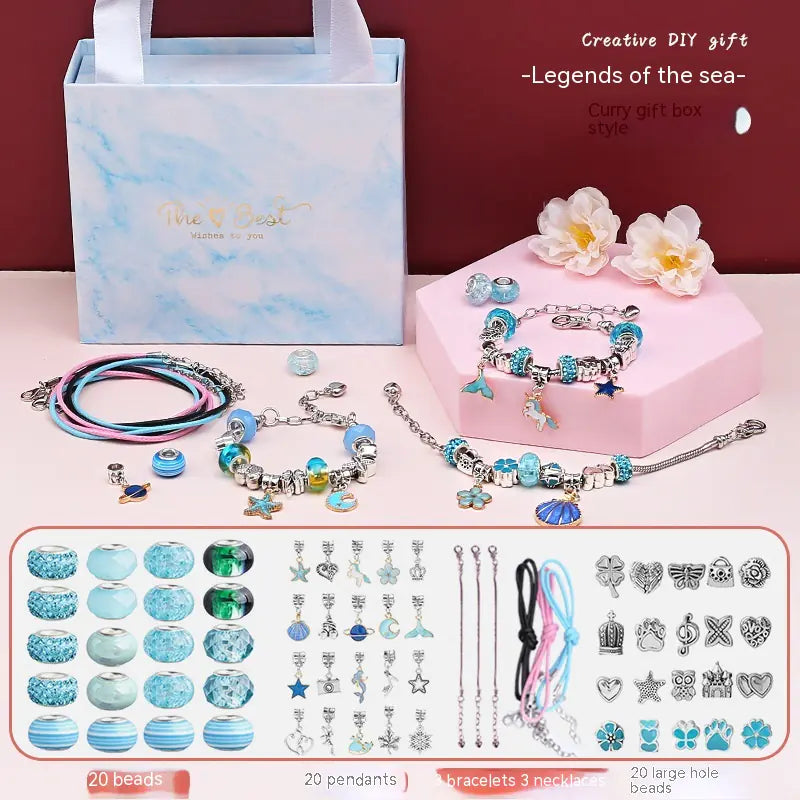 DIY Handmade Beaded Bracelet Set for Kids